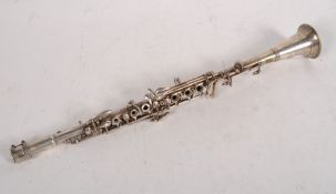 An American Silver King flute by H.N. White