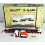 A Corgi 1:50 scale Heavy Haulage model vehicle and another