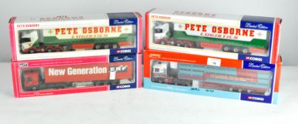 Four Corgi 1:50 scale model vehicles,