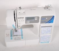 A packaged Brother sewing machine, FS130QC, with packaging,