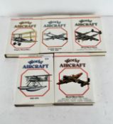 A set of five 'World Aircraft' books, London, 1970's,