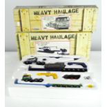 Two Corgi Heavy Haulage series 1:50 scale model vehicles and more