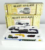 Two Corgi Heavy Haulage series 1:50 scale model vehicles and more