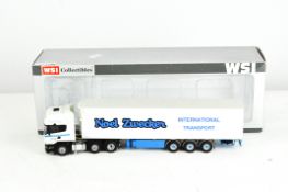 A WSI Model, model No. 9327 Noel Zwecker Scania Topline 6x2 W/Van Eck