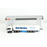 A WSI Model, model No. 9327 Noel Zwecker Scania Topline 6x2 W/Van Eck