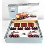 A Corgi 1:50 scale Heavy Haulage limited edition Volvo FH 4 axle ballasted tractor x 2 and others