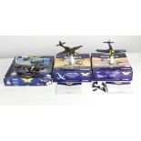 Three Corgi Aviation Archive plane models,