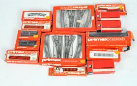 A collection of Primex 2000 track and locomotives