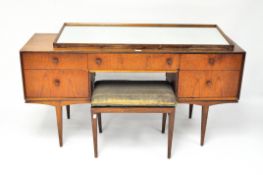 A mid-century A H McIntosh dressing table with mirror,