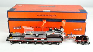 A Drake 1:50 scale 2X8 dolly and 7X8 steerable low loader, ZT09074,