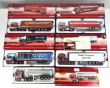 Five Corgi 1:50 scale Hauliers of Renown model vehicles,