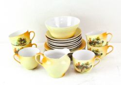 A Victoria China Czechoslovakia part tea set,