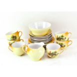 A Victoria China Czechoslovakia part tea set,