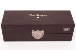 Vintage Champagne: Dom Perignon Rose, 1996, in unopened presentation box,