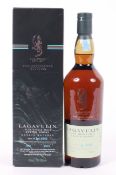 Whisky: Lagavulin Islay Single Malt, Distillers Edition, double matured in Pedro Ximenez casks,