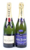 A single bottle of Moet and Chandon, 750ml, 12% Vol,