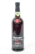 A bottle of Taylors Port, Late Bottled Vintage 1983, 70 cl., 20% Vol.
