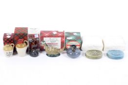 A group of stoneware whisky miniatures including Beneagles Loch Ness Monster, 70 proof,