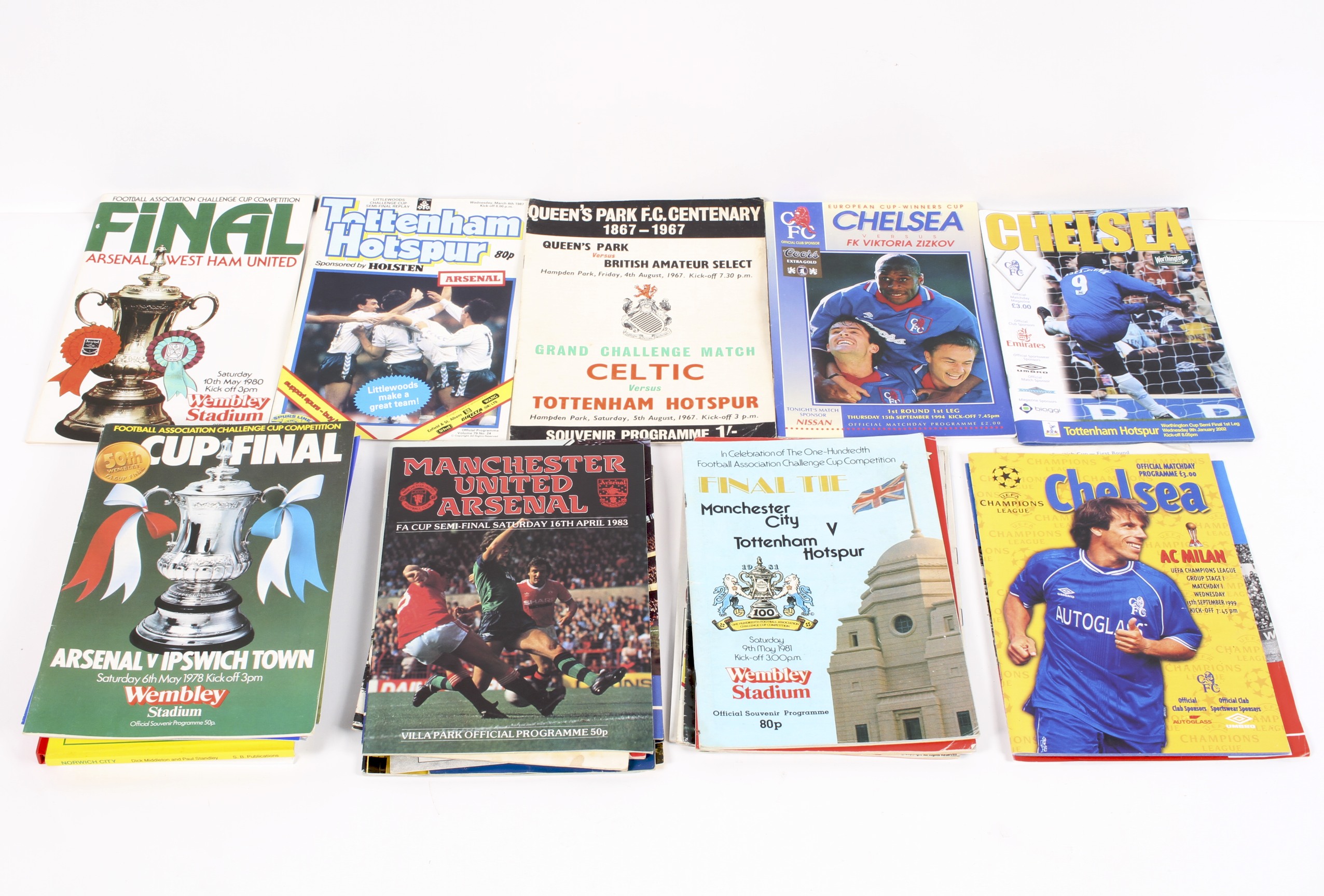 A box of Football Programmes, Specials, Cup Finals, Semi Finals, European etc, - Image 4 of 6