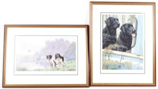Two framed Nigel Hemming prints including: 'Pick up Partners' limited edition 75/500,