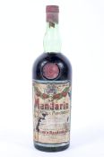 A 1940's bottle of Mandarin aperitif,
