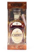 A single bottle of Cardu 12 year Highland Scotch Whisky, 40% Vol 75cl,