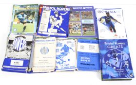 A collection of Bristol Rovers programmes,