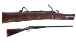 A James Purdey & Sons 12-bore double barrelled side by side hammer action shotgun,
