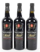 Port: Taylors Select Reserve, NV, three bottles