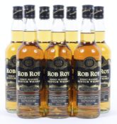 Seven bottles of Rob Roy Finest Blend Scotch Whisky , 70cl, 40% Vol.