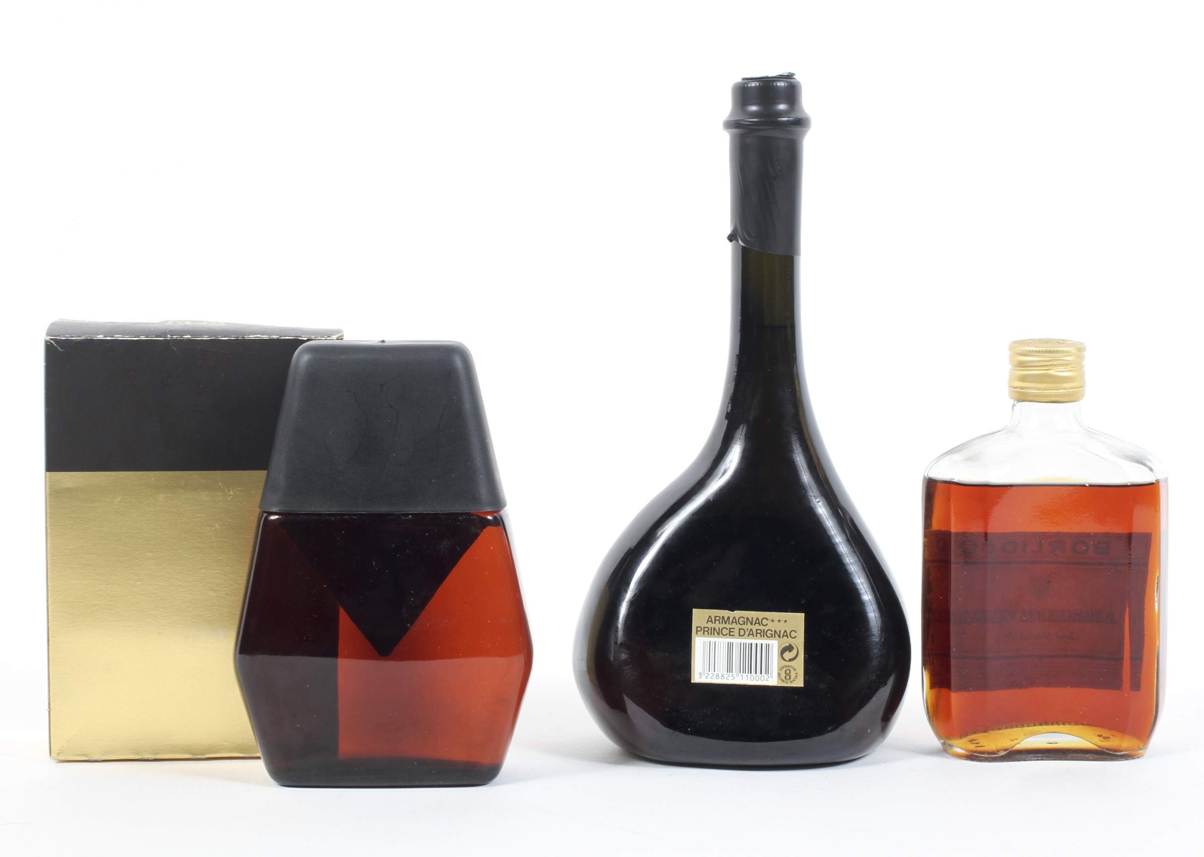 A bottle of Otard Cognac, 70% proof, 16 1/2 fl. oz, boxed, a Prince D'Arignac Armagnac, 70 cl. - Image 2 of 2