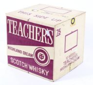A collection of Twelve bottles of Teacher's Highland Cream Scotch Whisky, 75cl,