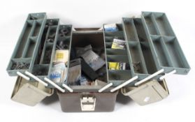 A sea tackle box with weights,