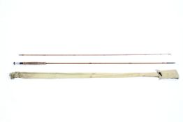 A Hardy’s ‘The Perfection’ two piece Palakona split cane fly rod