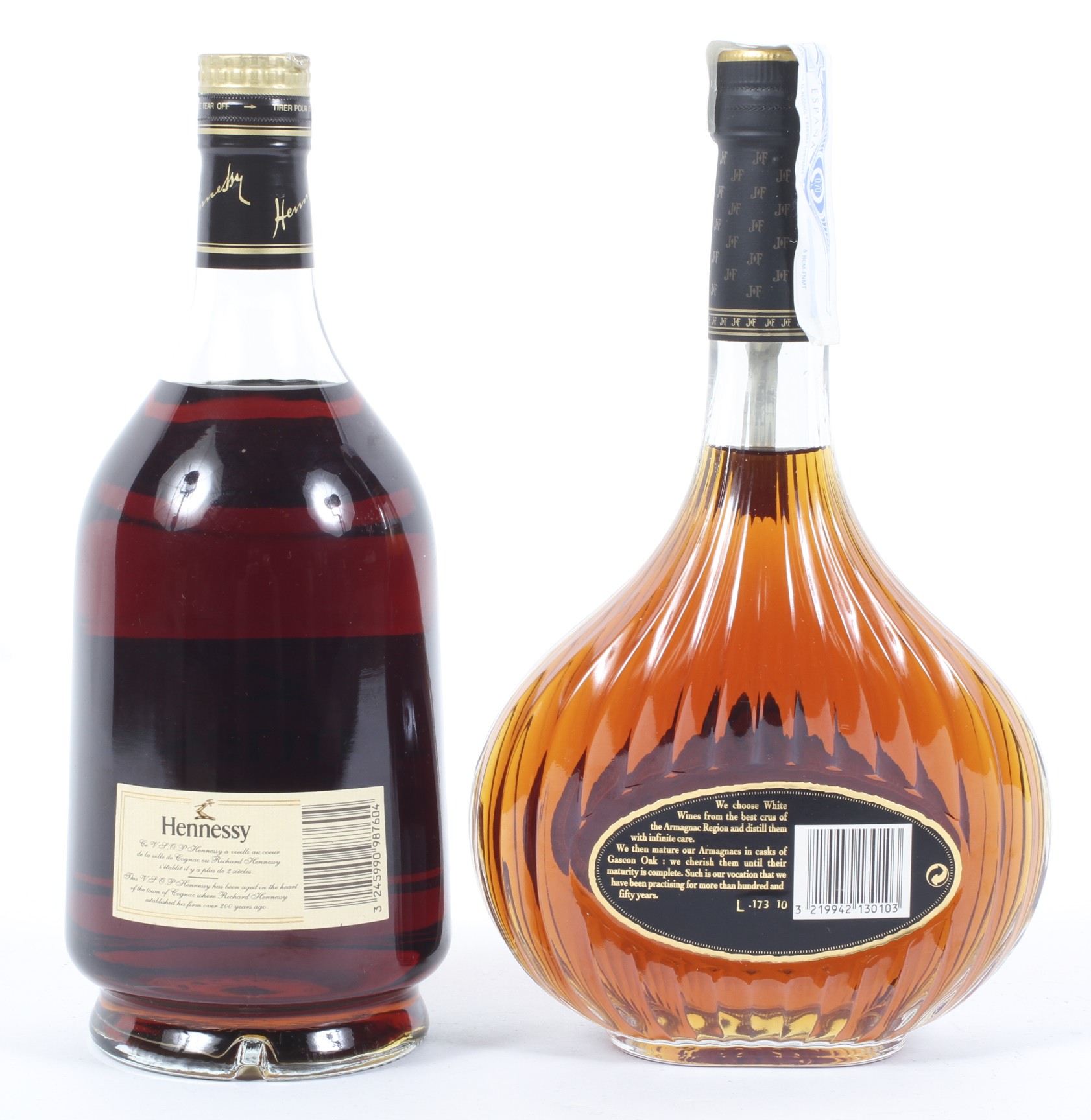 A bottle of Hennessy Privilege VSOP Cognac, 40% vol, 1 Litre; with a Janneau VSOP Grand Armagnac - Image 2 of 2