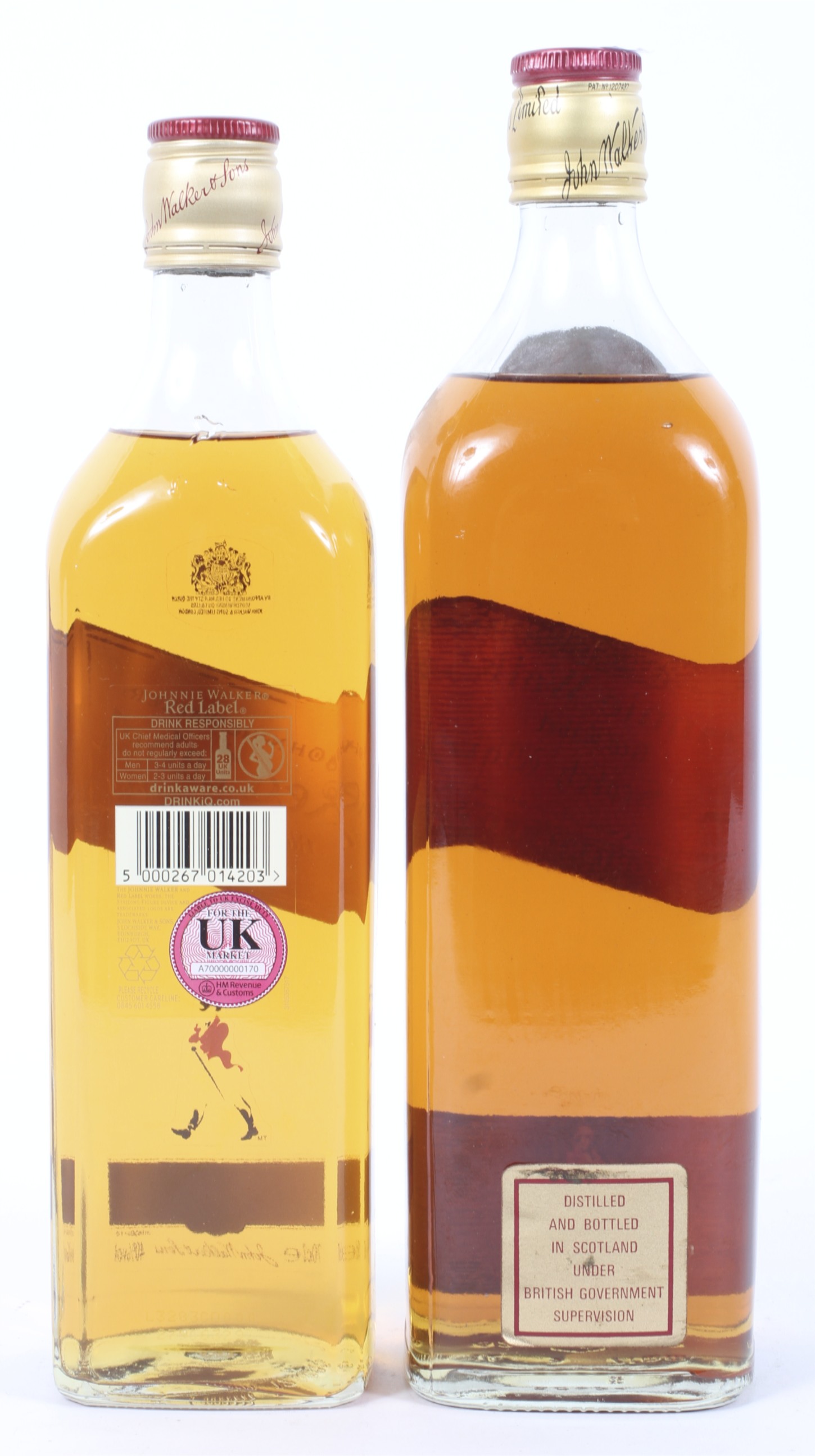 Johnnie Walker Red Label old Scotch Whisky, two bottles, - Image 2 of 2