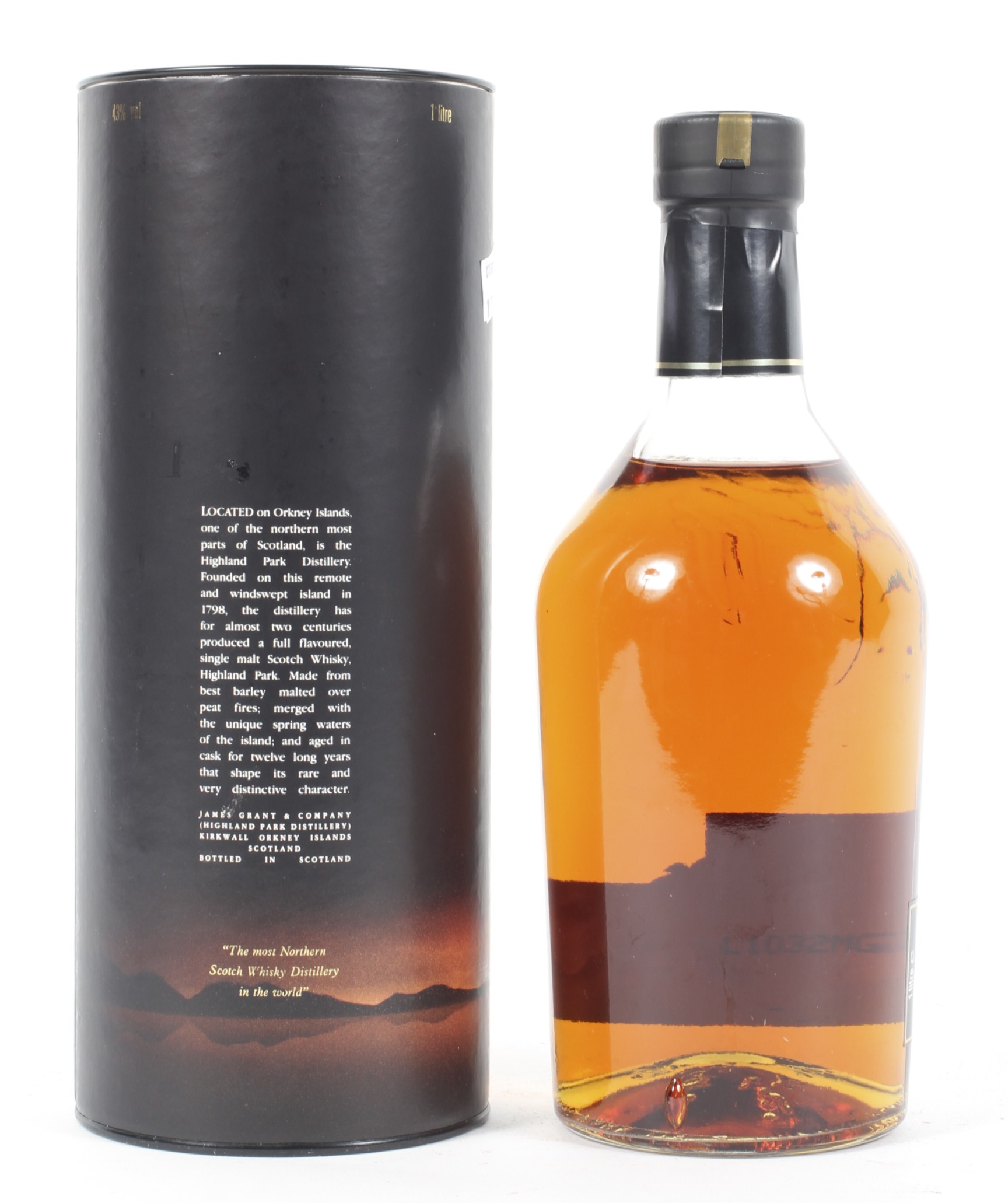 A single bottle of Highland Park Single Malt Scotch Whisky, Orkney Islands, aged 12 years, 43% Vol, - Image 2 of 2