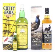 A single bottle of Cutty Sark Scotch Whisky, 43% Vol 1.