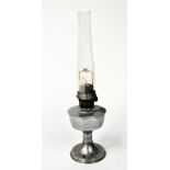 A 20th Century oil lamp, with glass funn
