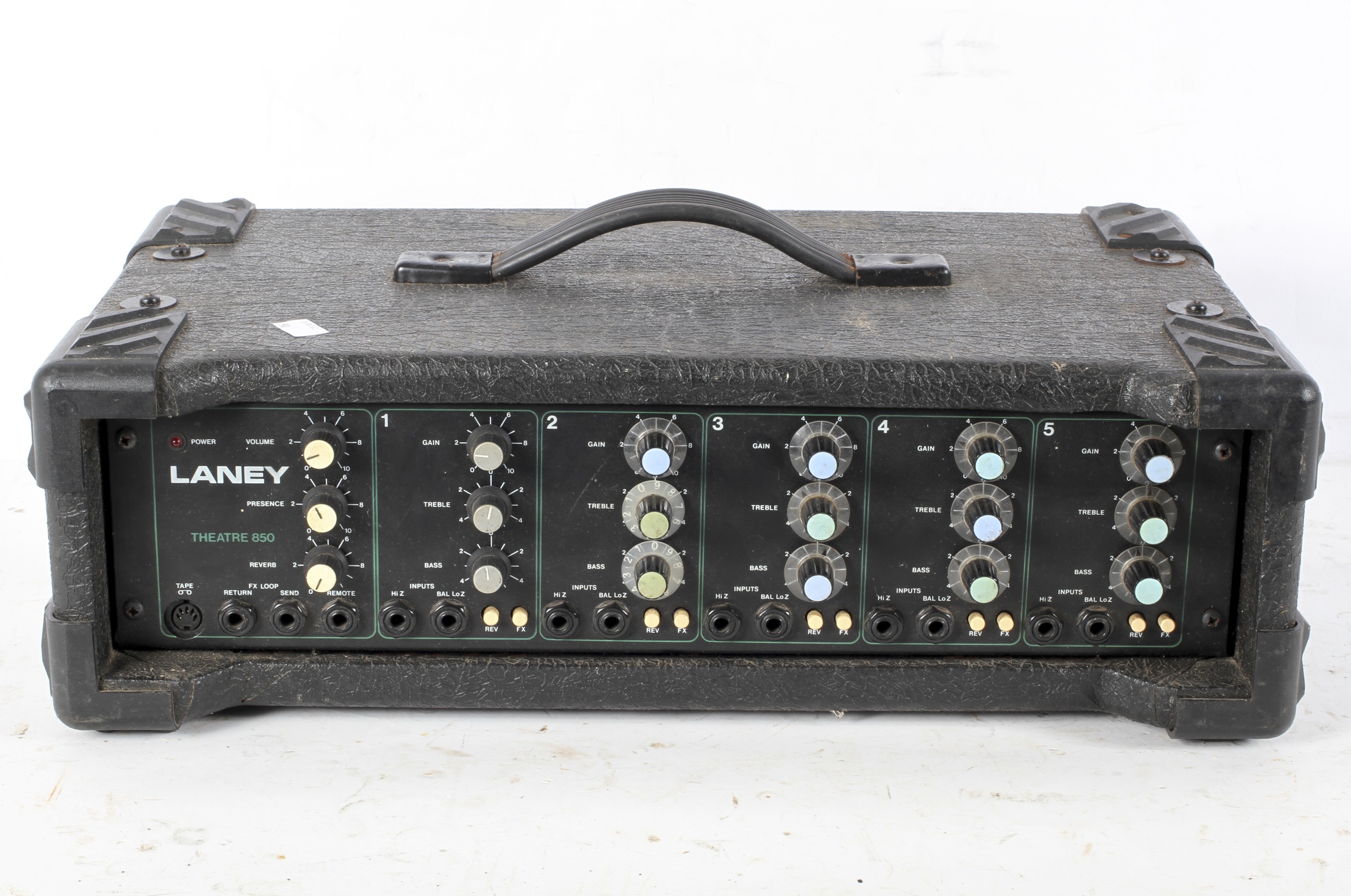 A Laney Theatre 850 amp head, serial no.