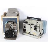 Two vintage reel to reel projectors, com