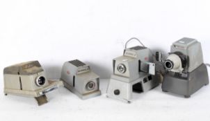 Four 20th century projectors, comprising