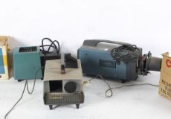 Three vintage slide projectors, comprisi