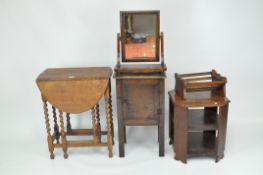 A collection of Victorian and later furniture