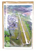 A large aerial colour photograph of RNAS Yevilton,