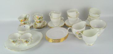 A vintage Colclough bone china tea set