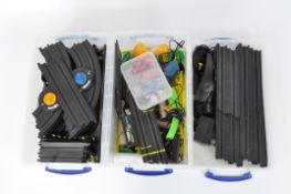 Two boxes of Micro Mania Scalextric, comprising six vehicles,