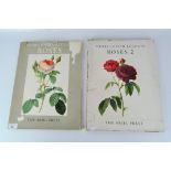 Two early vol Pierre-Joseph Redoute books, 'Roses' and 'Roses 2', The Ariel Press,