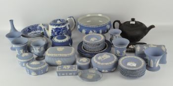 A large quantity of Wedgwood Jasperware, of assorted patterns and designs,