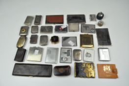 A collection of vesta cases and compacts,